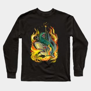 raptor in war Long Sleeve T-Shirt